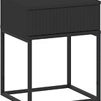 Noční stolek 1S nízký-40 bez rukojetí černá