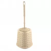 Szczotka wc rattan béž