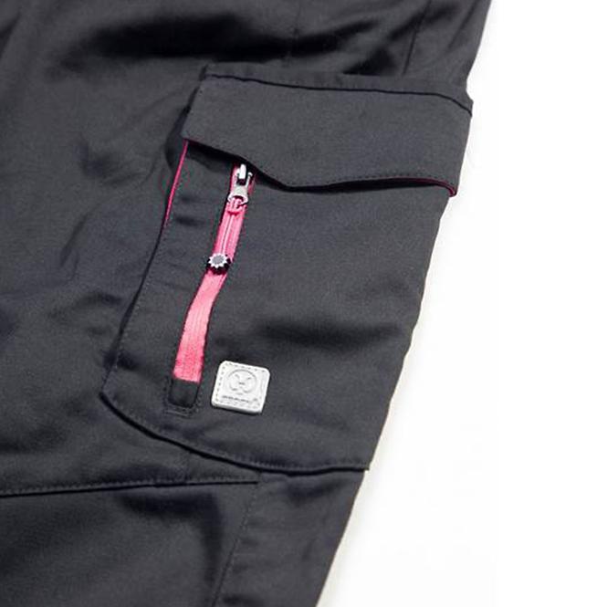 Dámské kalhoty Ardon®Floret černo-růžové vel. 38