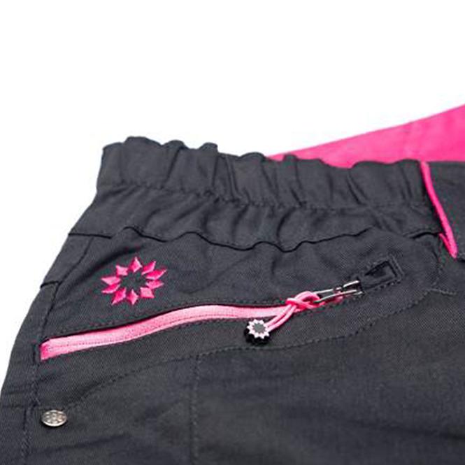Dámské kalhoty Ardon®Floret černo-růžové vel. 52
