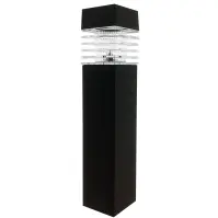 Solární zahradní lampa Trixline, černá