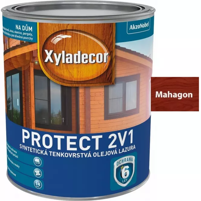 Xyladecor Protect 2v1 Mahagon 0,75l