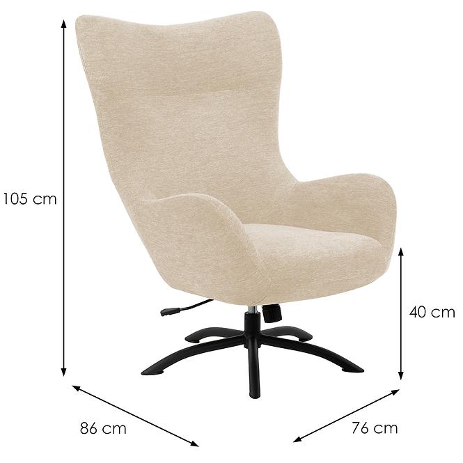 Kancelářská židle cream 