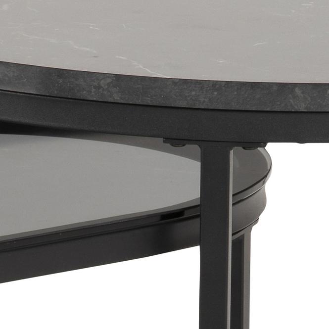 Konferenční stolek black marble 89485