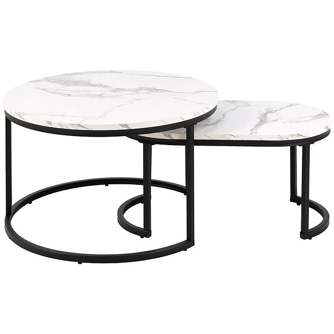 Konferenční stolek white marble 98870