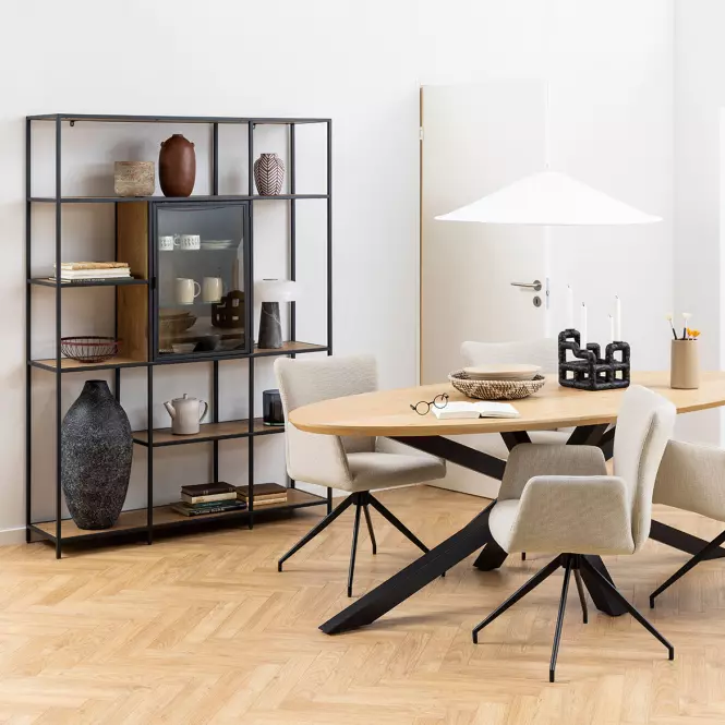 Regál matt wild oak,11