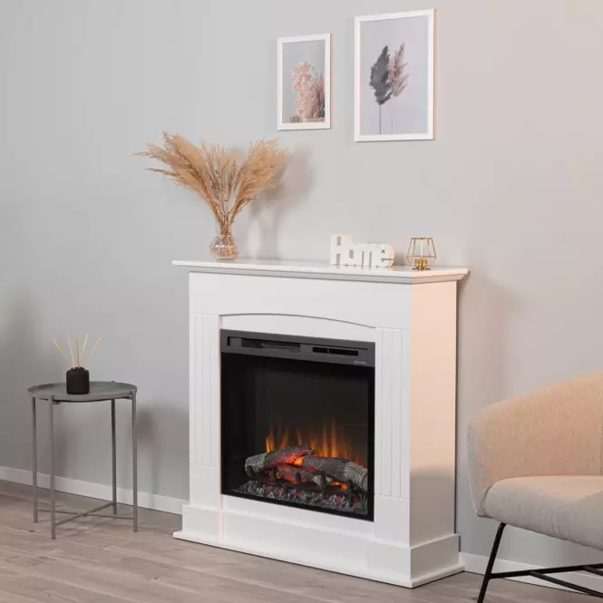 Elektrický krb Cavo 28 bílý