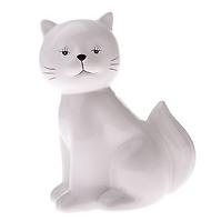 Keramická pokladnička - kočka bílá