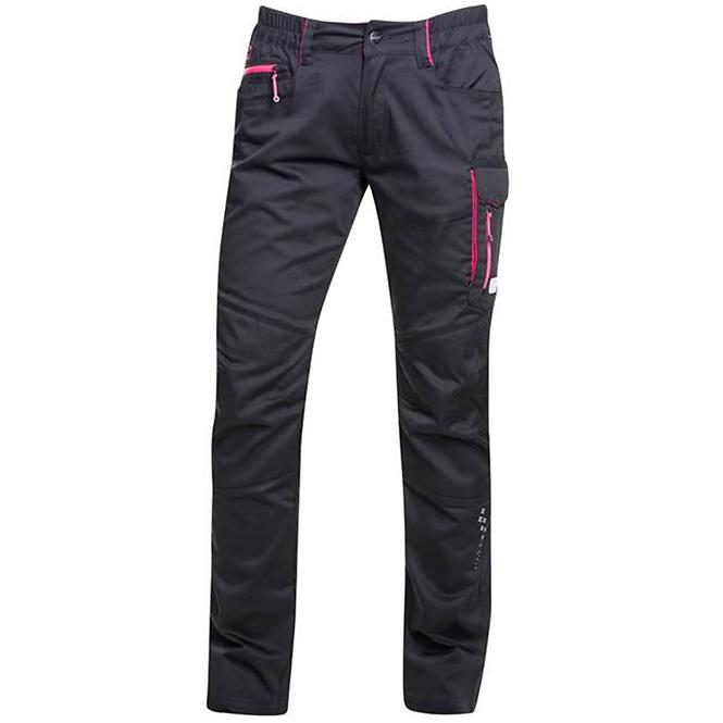 Dámské kalhoty Ardon®Floret černo-růžové vel. 48