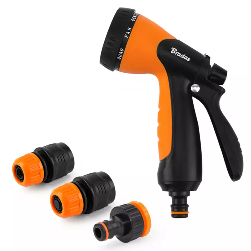 Postřikovací 8 funkční pistole z armaturą – sada ECO-2068SET