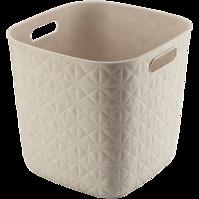 Košík hranatý Curver SOFTEX 15l krémový