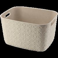 Košík Curver SOFTEX l 19l krémový