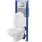 Podomítkový WC set Agis II B980 ovládací tlačítko chrom Enter II