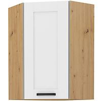Kuchyňská Skříňka LUNA BÍLÝ/ARTISAN 60X60 GN-90 1F (45°)