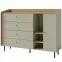 Komoda Alessio AE7 4S1D Eukalyptus/Dub Baltic
