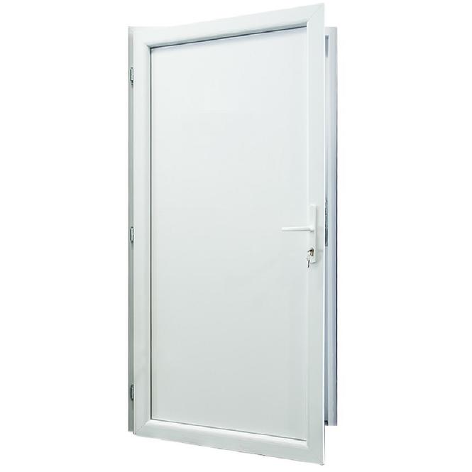 Vchodové dveře Larino Eco D18 90L 100x208x6 bílý