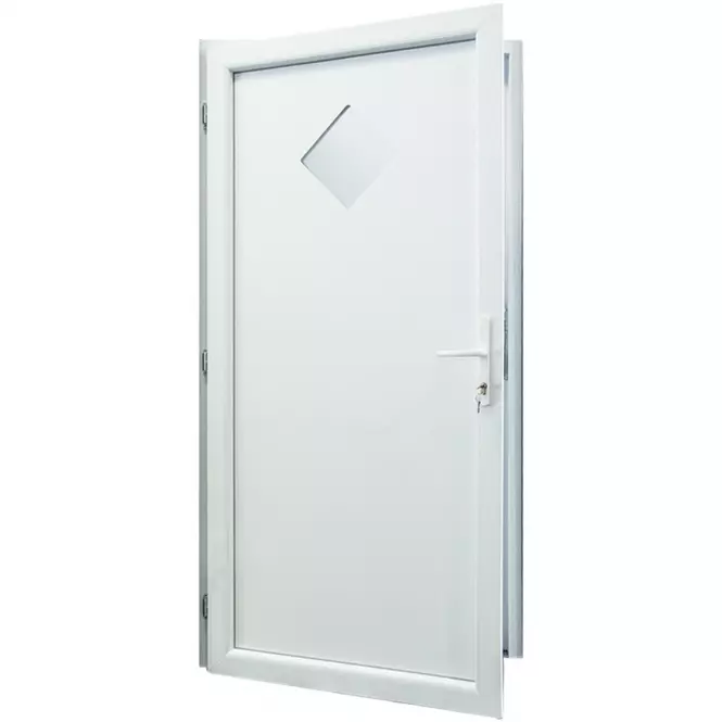 Vchodové dveře Madeleine Eco D19 90L 98x198x6 bílý