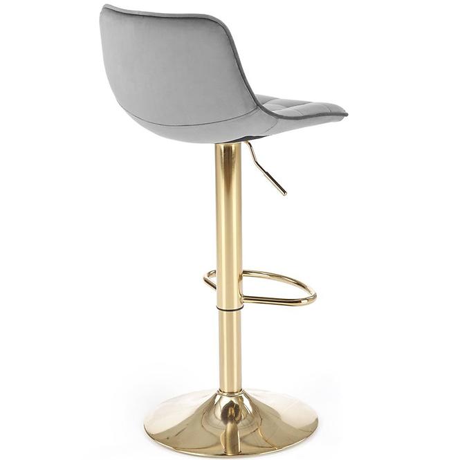 Barová židle H120 popel/zlatý,5