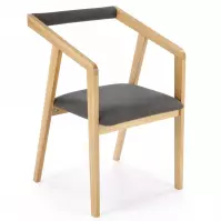 Židle Azul 2 přírodní/šedá