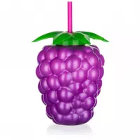 Plastová láhev se slámkou Blackberry 800ml