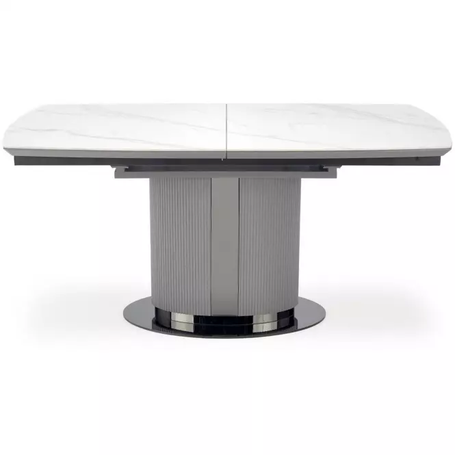 Stůl Dancan 90x160 keramika/mdf – mramor/popiel