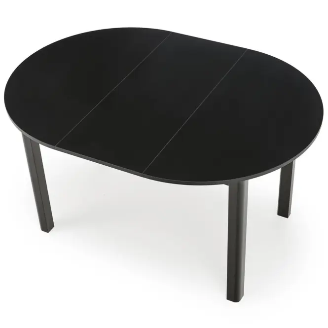 Stůl Ringo 102x142 talíř/mdf – černá