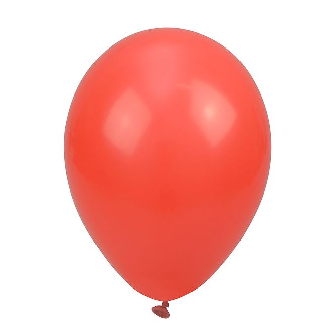 Balóny pastelové červené 10 ks 24cm
