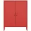 Komoda Kovová Vito Modern Red,3
