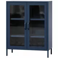 Vitrína Kovová Gina Modern Dark Blue