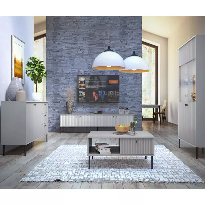 Rozkládací Stůl Iris 180+40  15B šedá