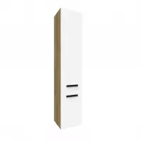 Vysoká skříňka Songa 30 bílý/dub