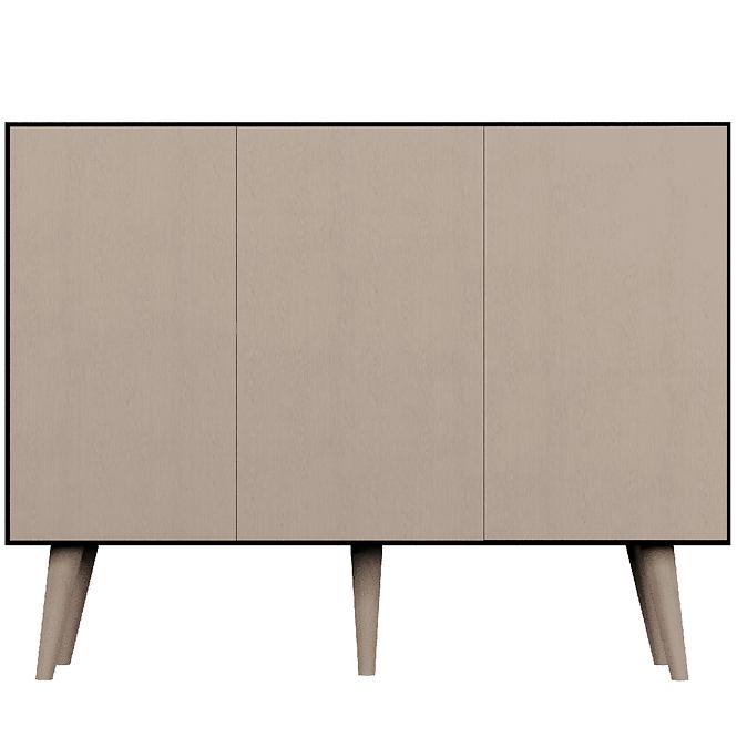 Komoda 120 Toronto Artisan/Černá,5