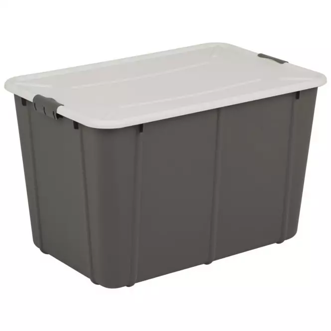 Box Velur 60l tmavě šedý melír