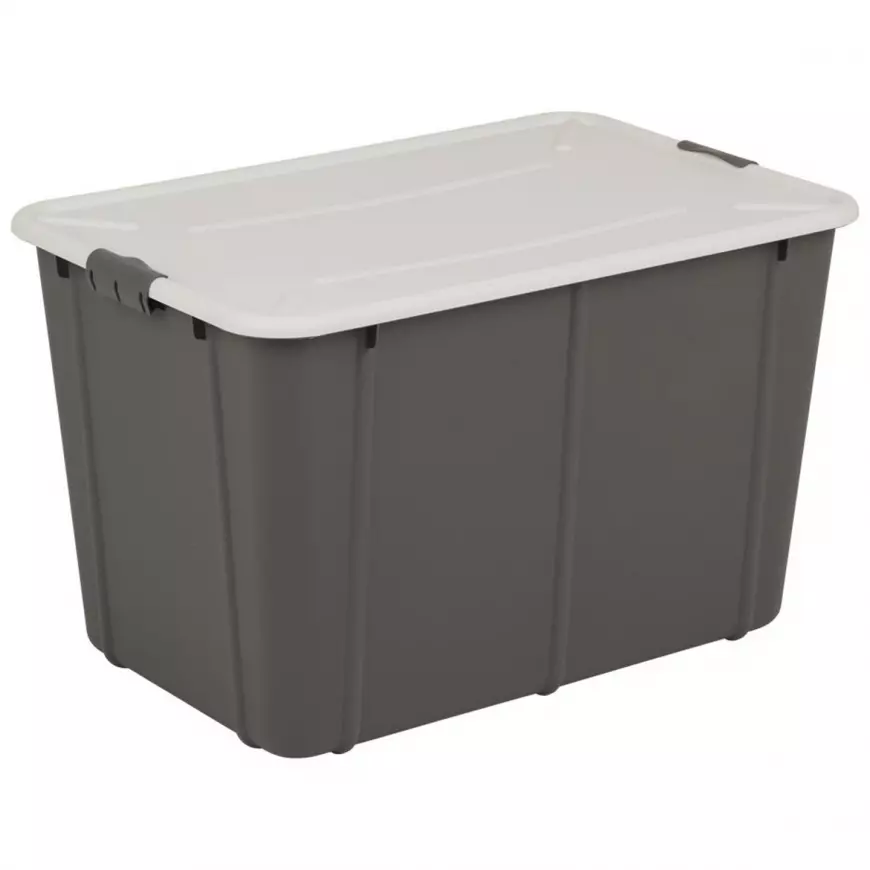 Box Velur 60l tmavě šedý melír