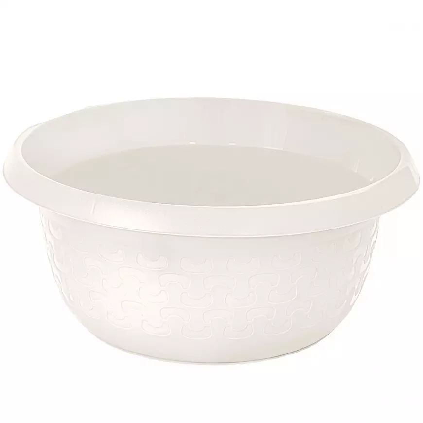 Miska kulatá Cotton 8l bílá antik