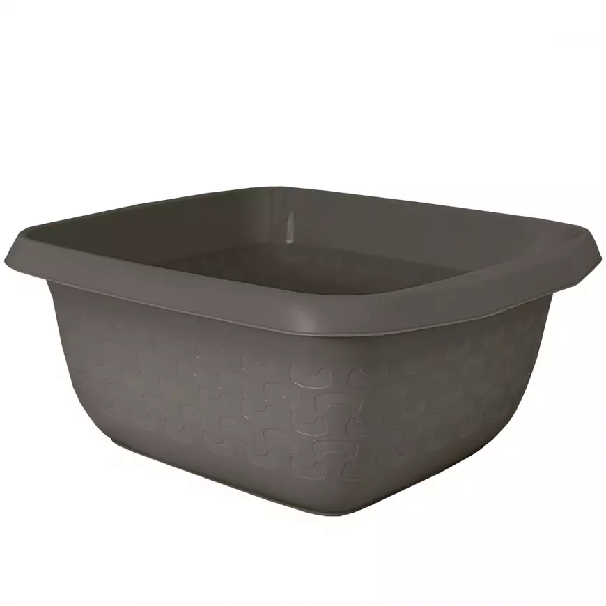 Miska obdelník Cotton 8l tmavě šedá