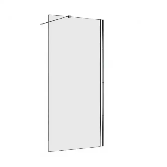 Sprchová zástěna WALK-IN Soft 60 x 195 chromový profil