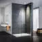 Sprchová zástěna WALK-IN Soft 60 x 195 chromový profil,4
