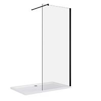 Sprchová zástěna WALK-IN Fiord 110 x 195 černý profil