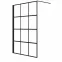 Sprchová zástěna WALK-IN Metro 130x195 black