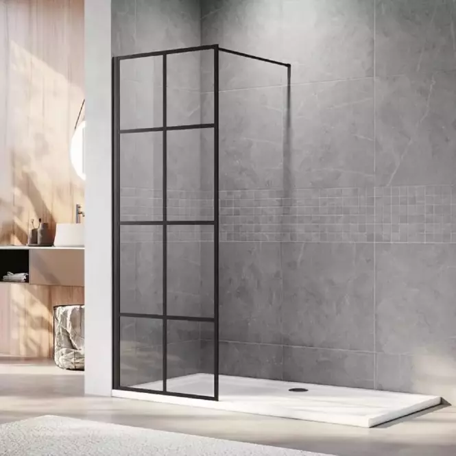 Sprchová zástěna WALK-IN Metro 80x195 black