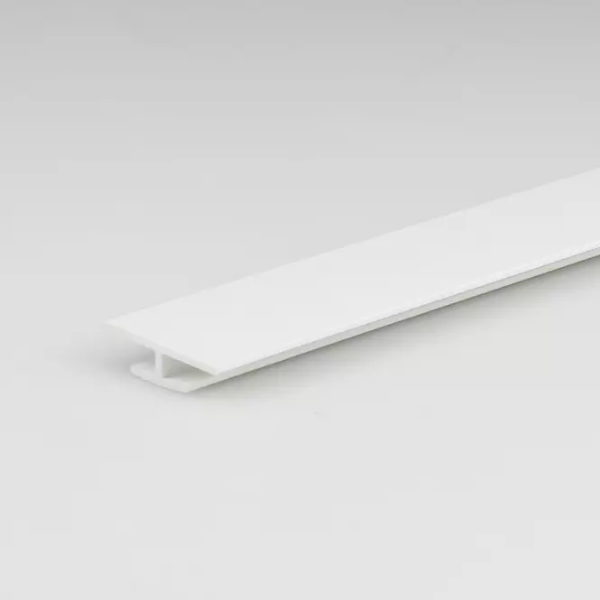 Profil H PVC bily lesk 3.5x11x22x1000