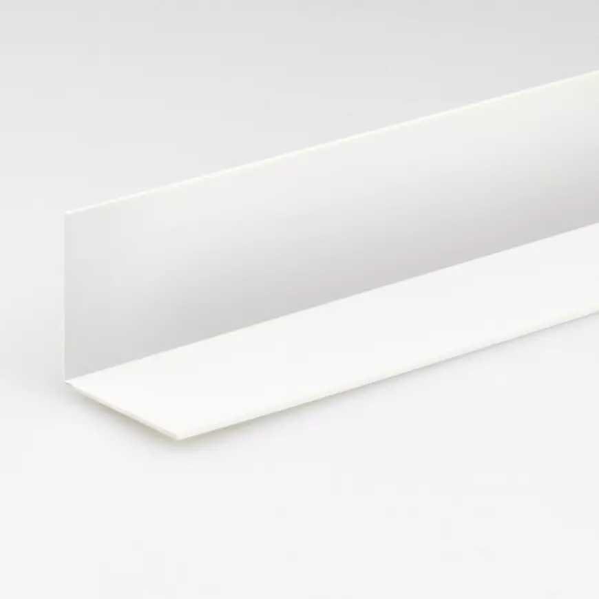 Profil uholníkový PVC bily satina 50x50x100