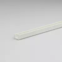 Profil U PVC bily lesk 6.2x8.7x1000