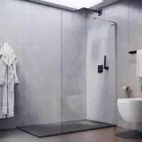 Sprchová zástěna WALK-IN PIK chrom 90x195