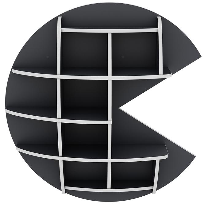 Polička Matrix Shelf III grafit/bílá,3