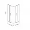 Sprchový kout Aura 90x90x190 black,2