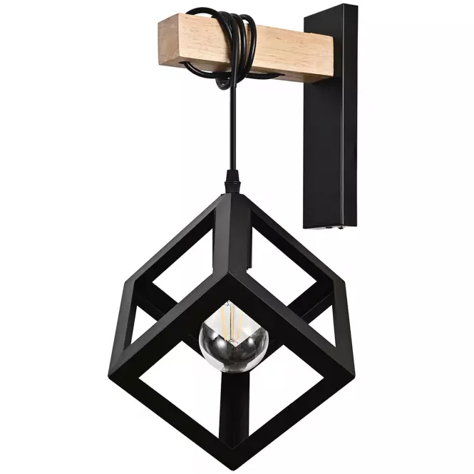 Nástěnné svítidlo FONTE 6462 černý K1