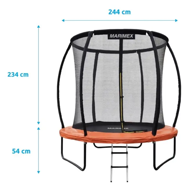 Trampolína marimex premium 244 cm