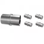 Spojka oceľ nehrdz 1x42.4 + 4x12  